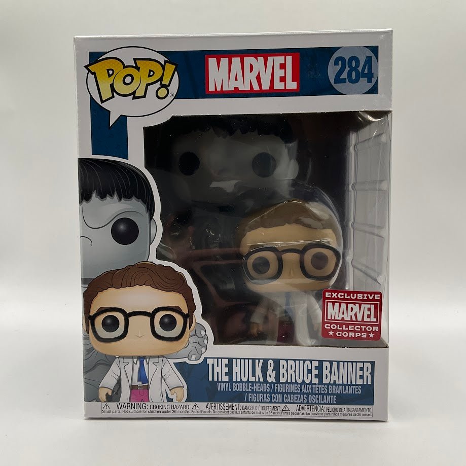 The Hulk & Bruce Banner Funko Pop! Marvel 284 Marvel Collector Corps - Collector Store LLC