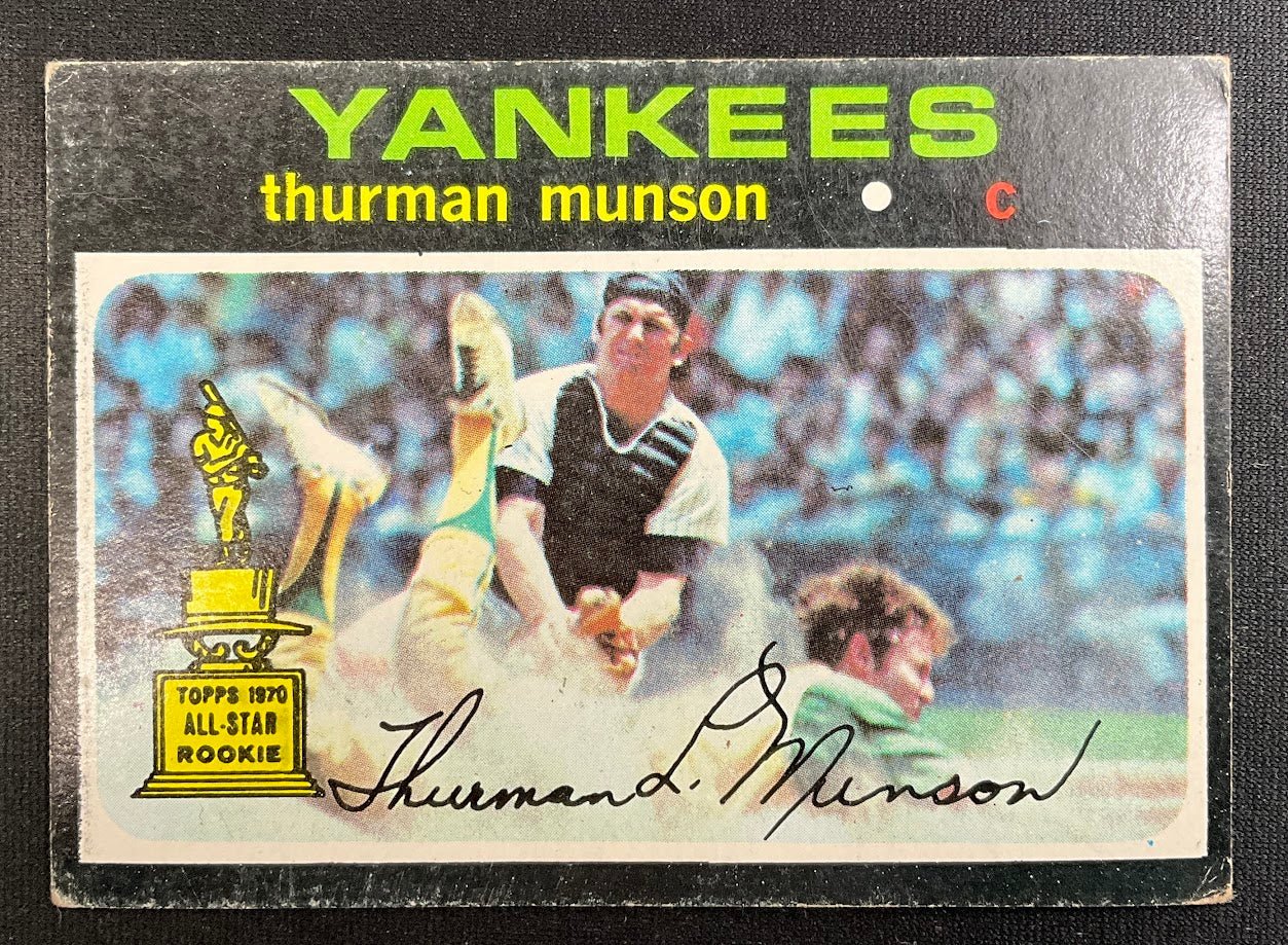 Thurman Munson 1971 Topps #5 New York Yankees GD - Collector Store LLC