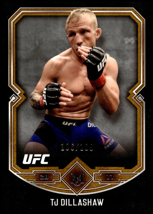 TJ Dillashaw 2017 Topps Museum Collection 106/109 #14 - Collector Store LLC