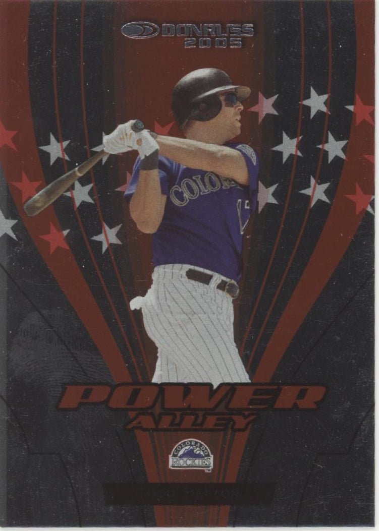 Todd Helton 2004 Donruss Power Alley 1748/2500 #PA - 24 - Collector Store LLC