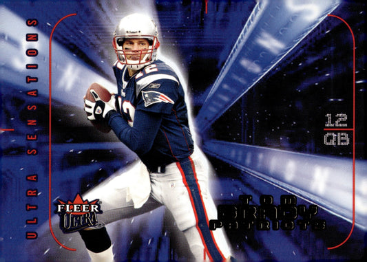 Tom Brady 2005 Fleer Ultra Sensations #14 - Collector Store LLC