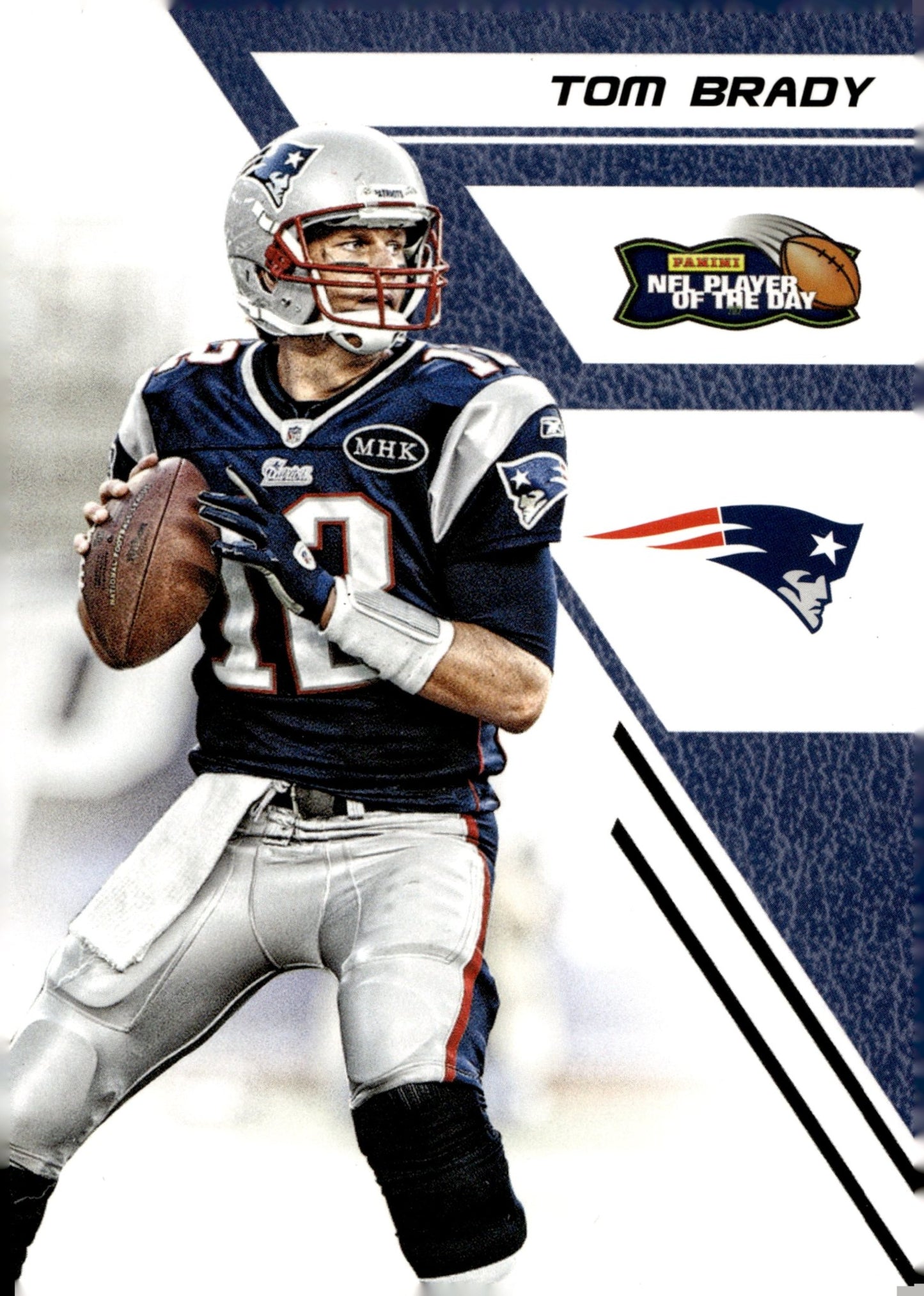 Tom Brady 2012 Panini Player of the Day #5 - Collector Store LLC