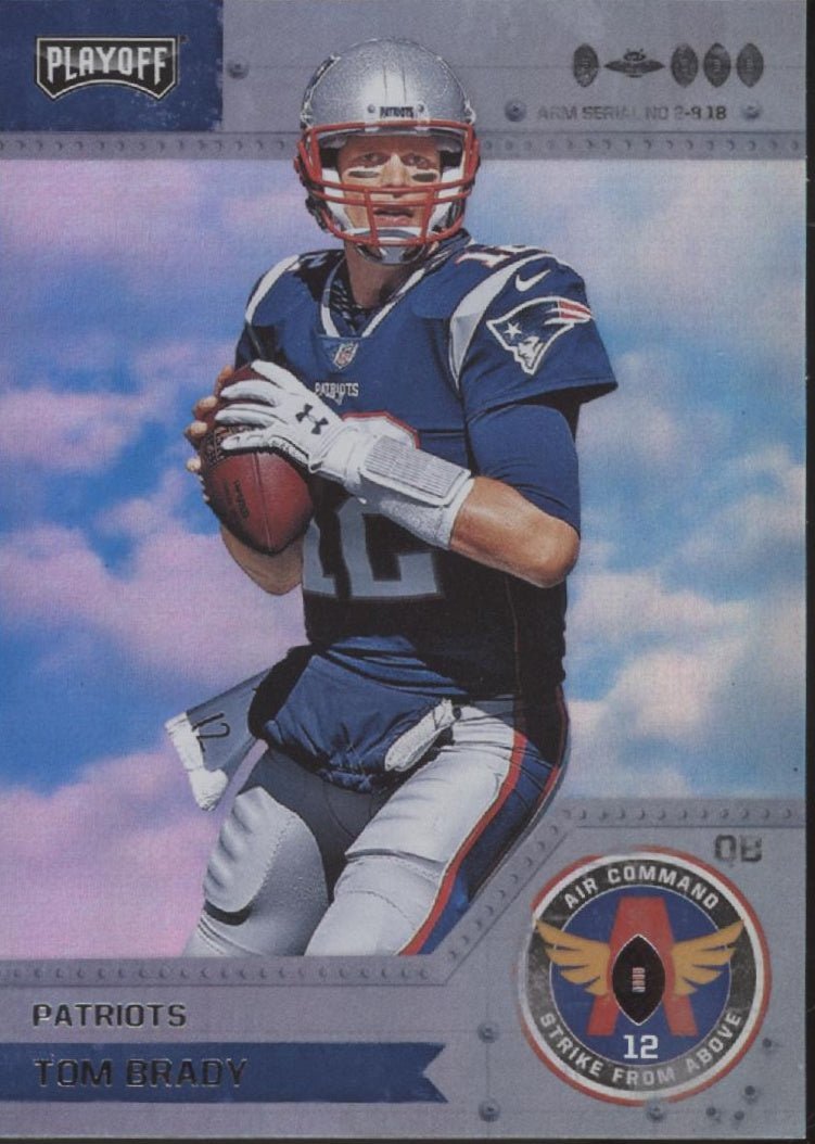 Tom Brady 2018 Panini Playoff Air Command Strike From Above #12 - Collector Store LLC