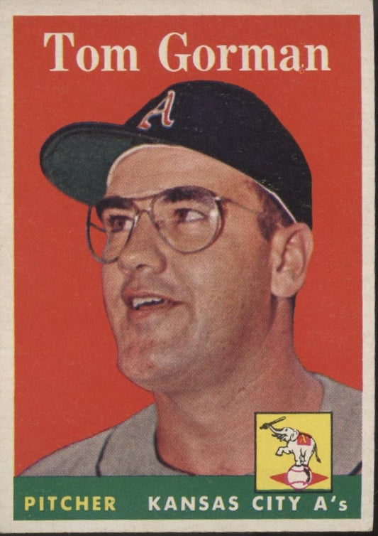 Tom Gorman 1958 Topps #235 Kansas City Athletics EX - Collector Store LLC