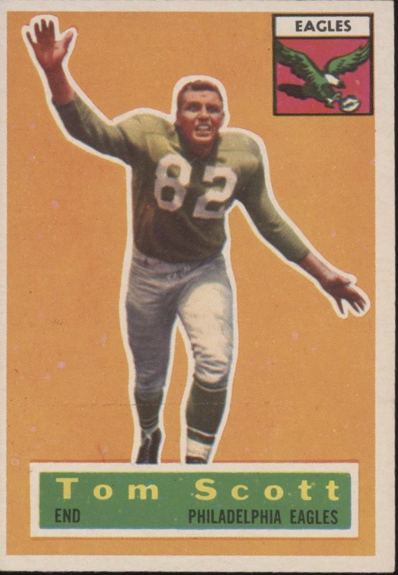 Tom Scott 1956 Topps #112 Philadelphia Eagles NM - Collector Store LLC