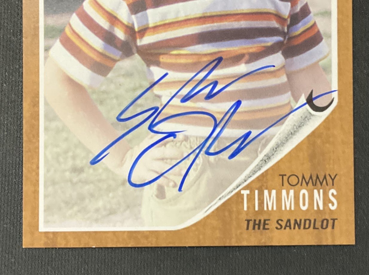 Tommy Timmons 2018 Topps Archives Auto SLA - TOM - Collector Store LLC