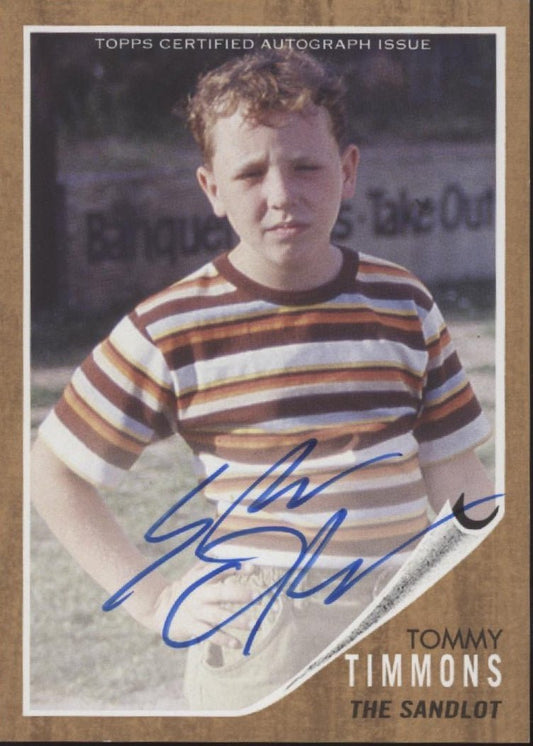 Tommy Timmons 2018 Topps Archives Auto SLA - TOM - Collector Store LLC