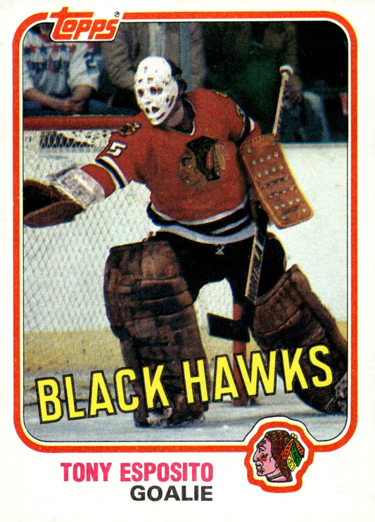 Tony Esposito 1981 - 82 Topps #11 - Collector Store LLC
