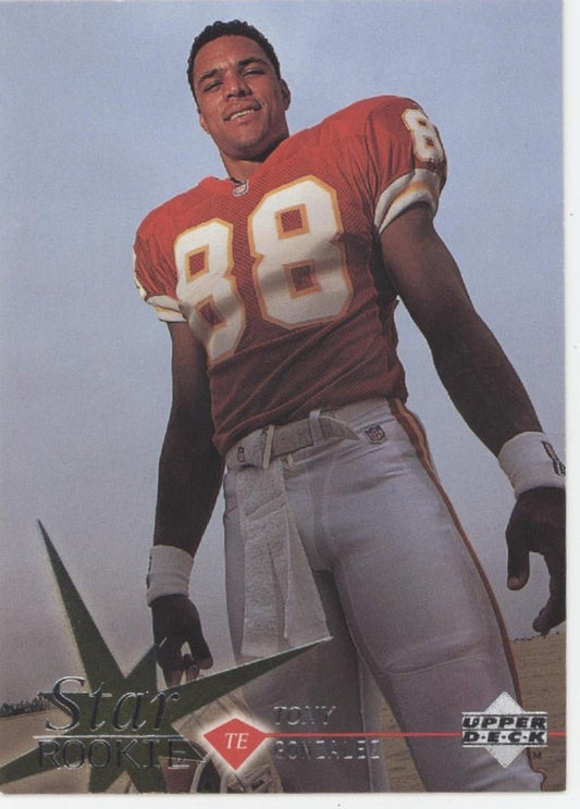 Tony Gonzalez 1997 Upper Deck RC #9 - Collector Store LLC