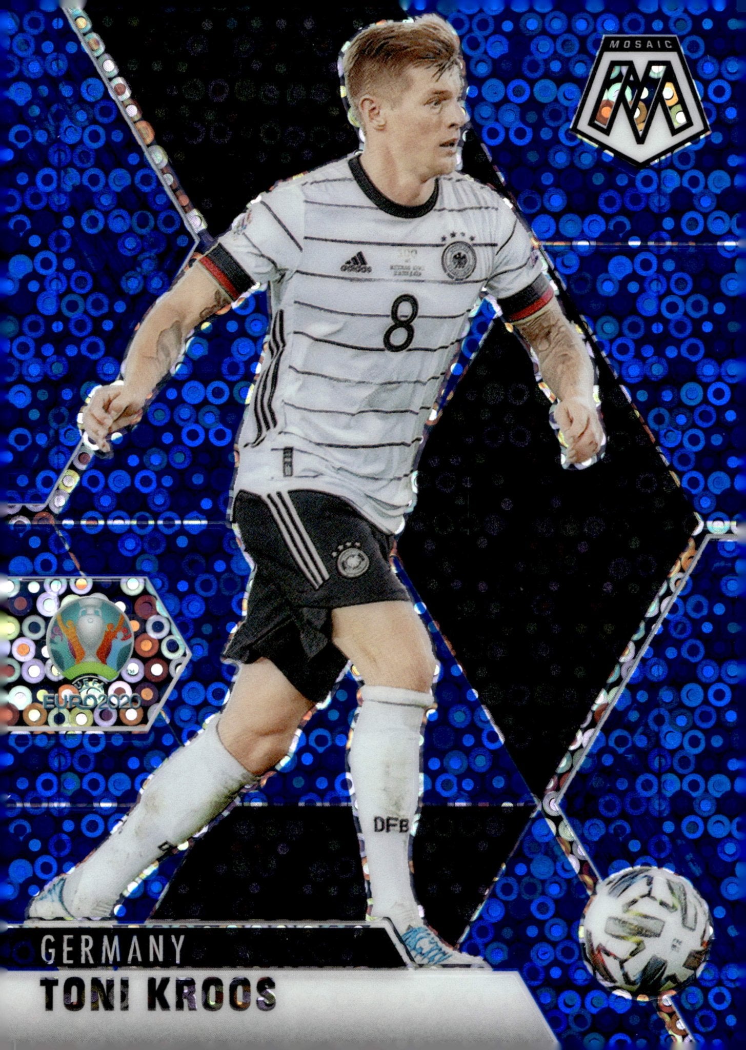 Tony Kroos 2021 Panini Mosaic UEFA Euro Blue Circles Prizm 62/99 #126 - Collector Store LLC