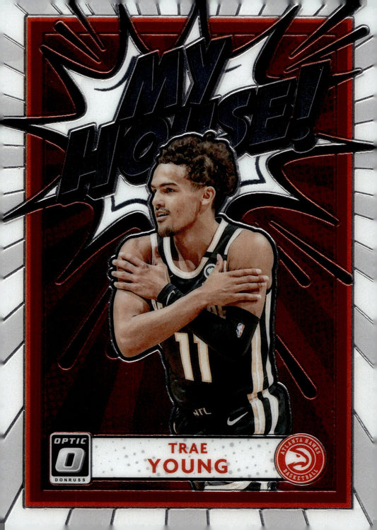 Trae Young 2020 - 21 Panini Donruss Optic My House #17 - Collector Store LLC