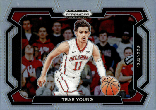 Trae Young 2024 Panini Prizm Draft Picks Variation Silver Prizm #49 - Collector Store LLC