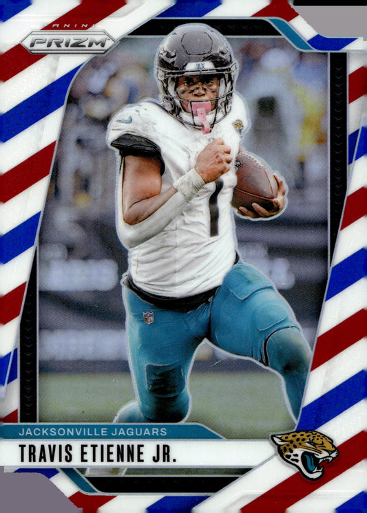 Travis Etienne Jr. 2024 Panini Prizm Red White & Blue Prizm #130 - Collector Store LLC