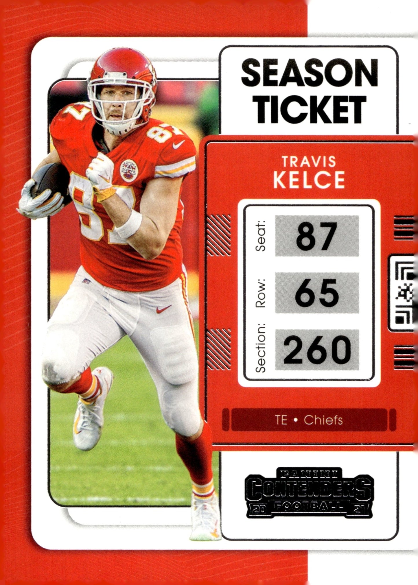 Travis Kelce 2021 Panini Contenders Season Ticket #49 - Collector Store LLC