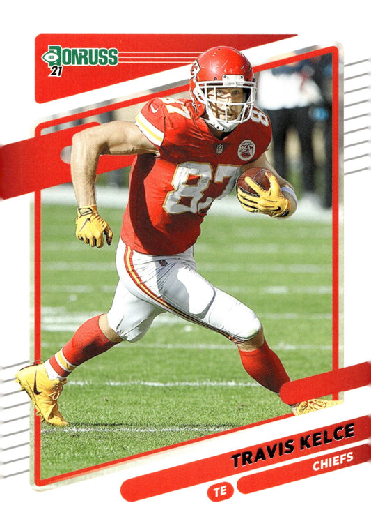 Travis Kelce 2021 Panini Donruss Running #118 - Collector Store LLC
