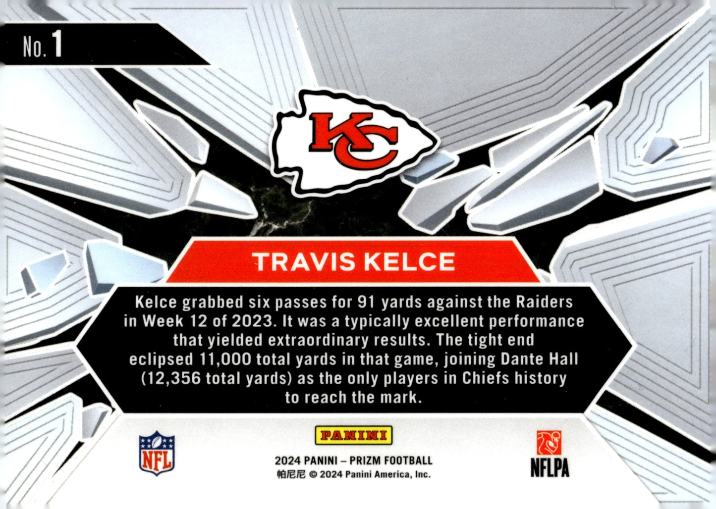 Travis Kelce 2024 Panini Prizm Break #1 #2 - Collector Store LLC