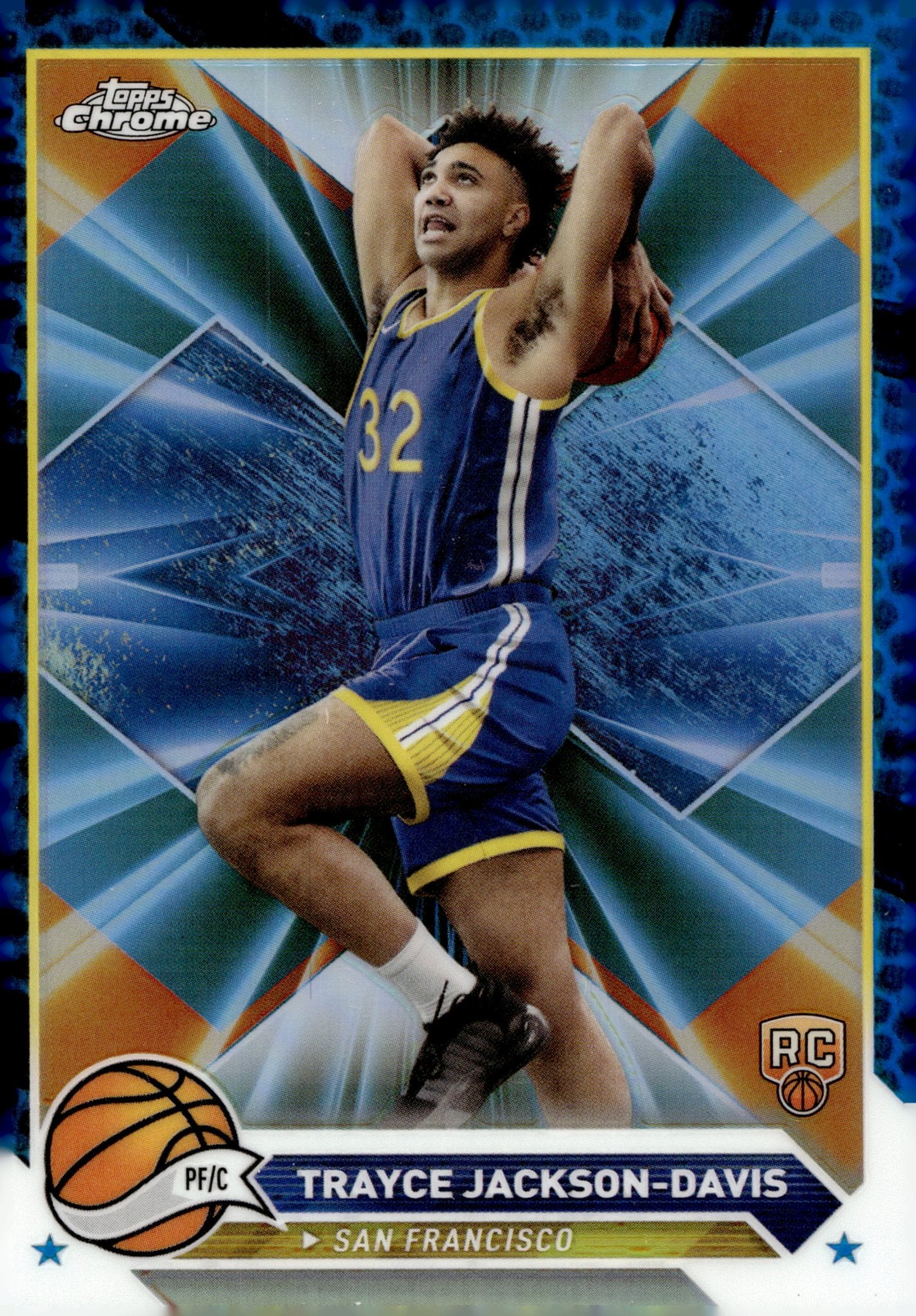 Trayce Jackson - Davis 2024 Topps Chrome Blue Refractor RC #176 - Collector Store LLC