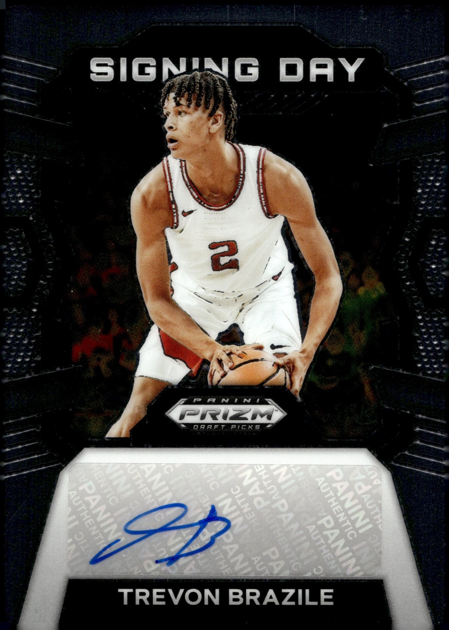 Trevon Brazile 2024 Panini Prizm Draft Picks Signing Day Auto #SD - BRZ #1 - Collector Store LLC