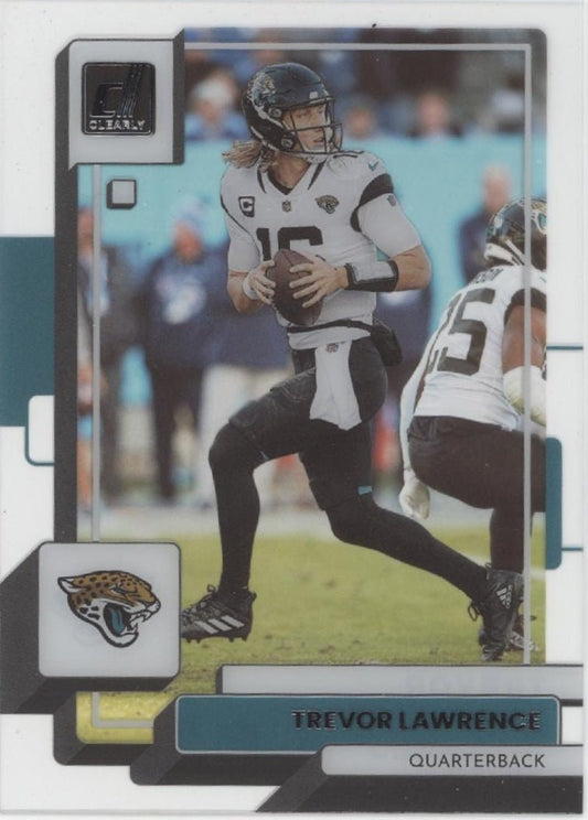 Trevor Lawrence 2022 Panini Clearly Donruss #22 - Collector Store LLC