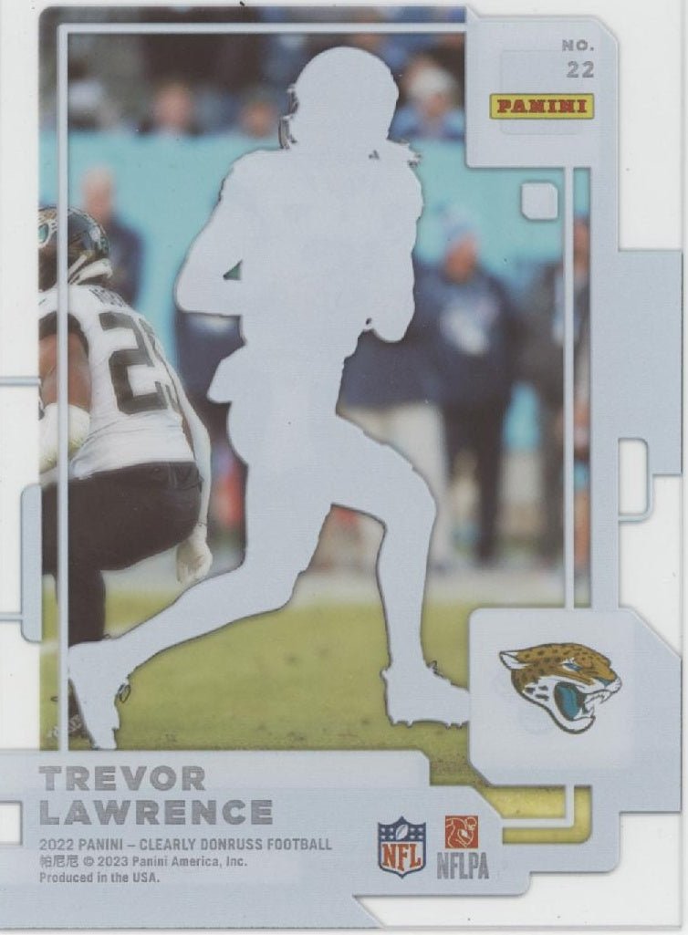 Trevor Lawrence 2022 Panini Clearly Donruss #22 - Collector Store LLC