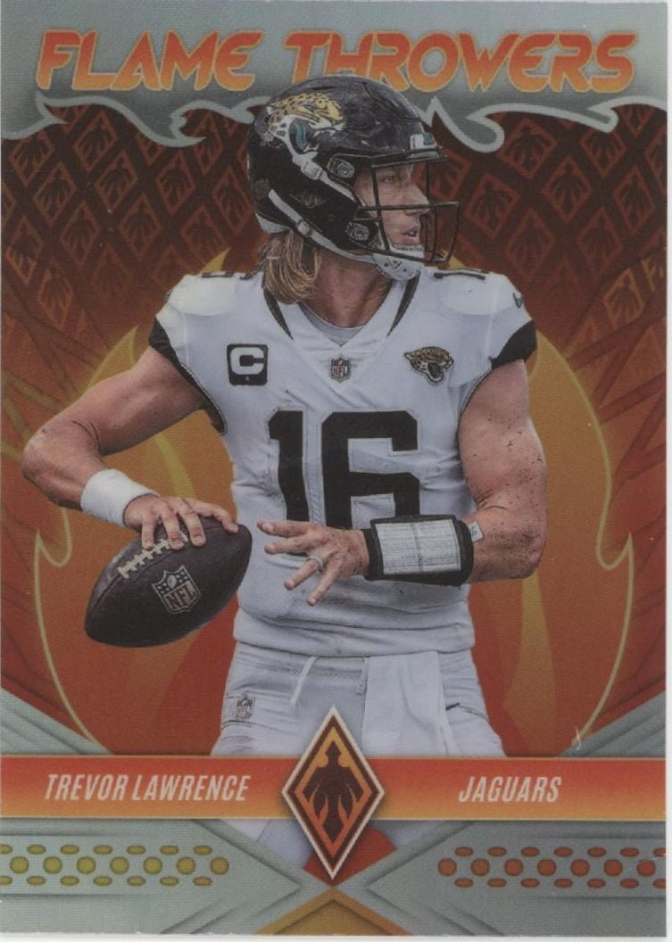 Trevor Lawrence 2022 Panini Phoenix Flame Throwers Refractor #FT - 26 - Collector Store LLC
