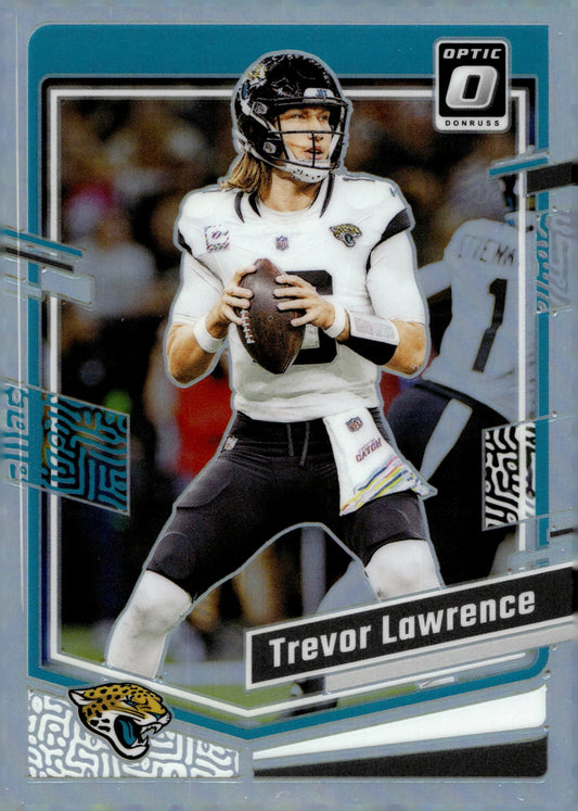 Trevor Lawrence 2023 Panini Donruss Optic Prizm #87 - Collector Store LLC