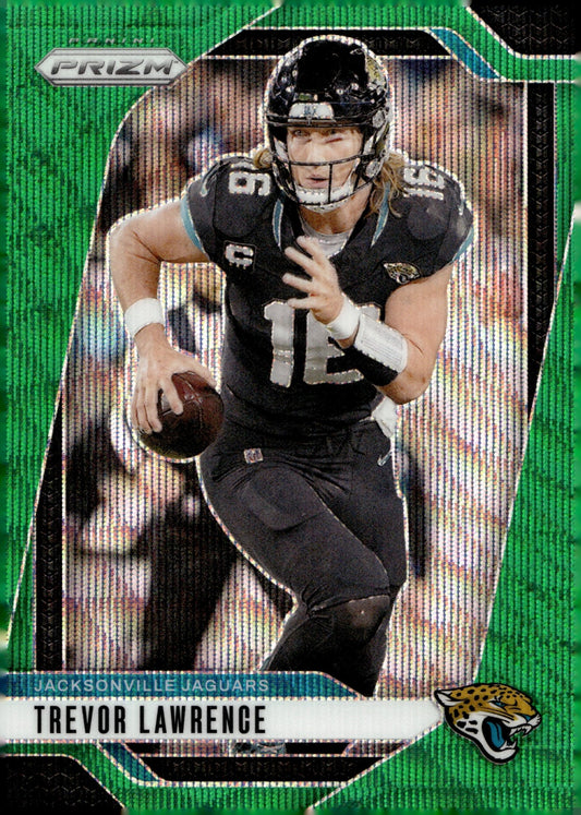 Trevor Lawrence 2024 Panini Prizm Green Wave Prizm #129 - Collector Store LLC