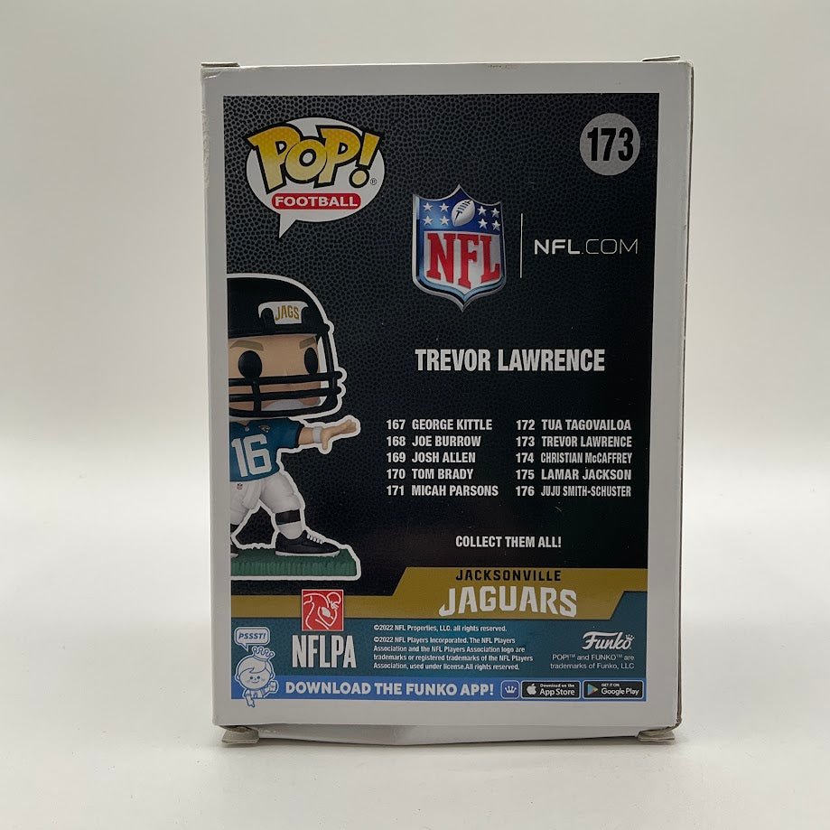 Trevor Lawrence Funko Pop! Jacksonville Jaguars 173 - Collector Store LLC