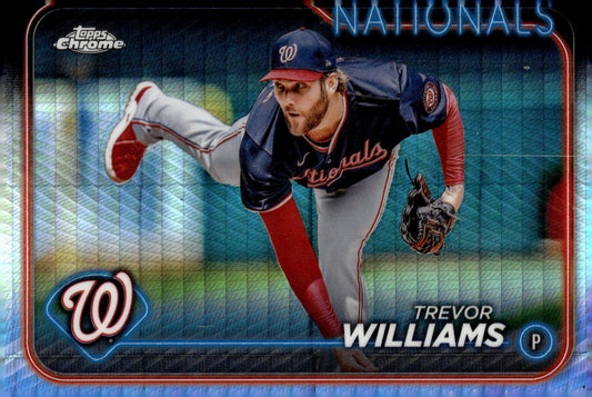 Trevor Williams 2024 Topps Chrome Hyper Refractor USC56 - Collector Store LLC