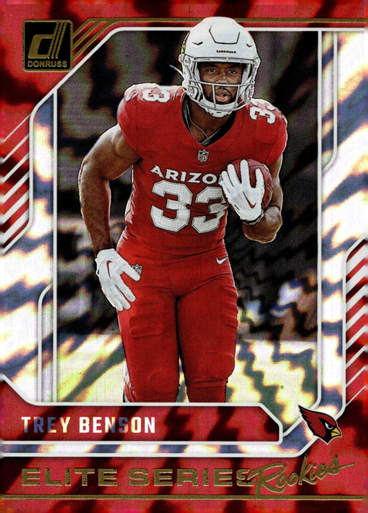 Trey Benson 2024 Panini Donruss Elite Series Rookies RC #25 - Collector Store LLC
