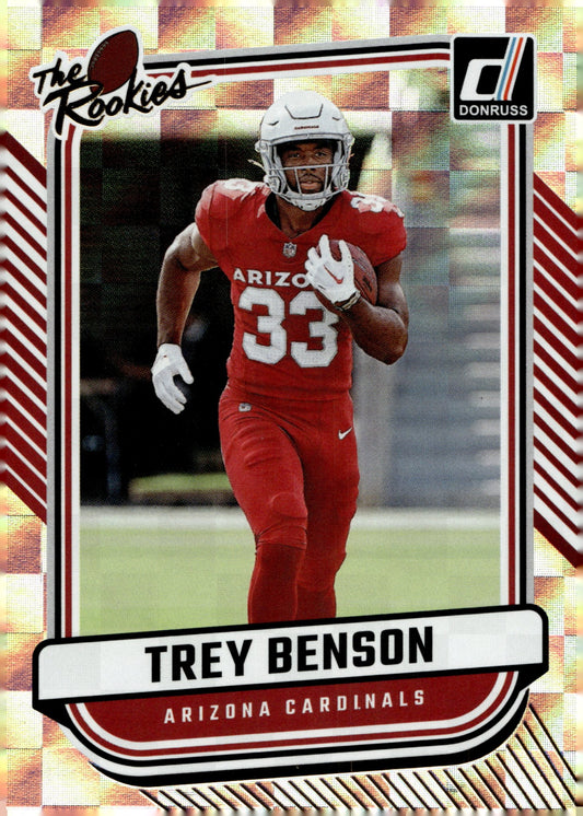 Trey Benson 2024 Panini Donruss The Rookies RC #TR - 4 - Collector Store LLC