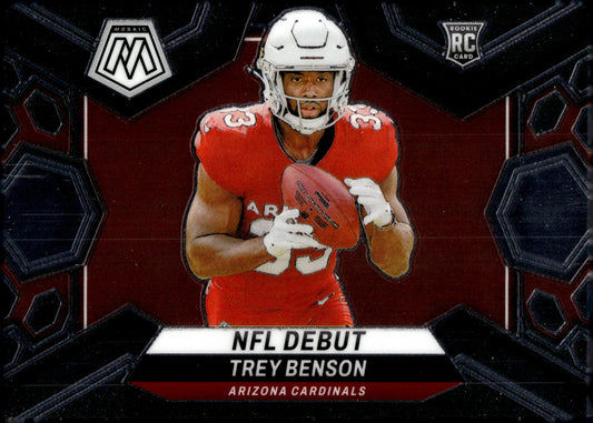 Trey Benson 2024 Panini Mosaic NFL Debut RC #277 - Collector Store LLC