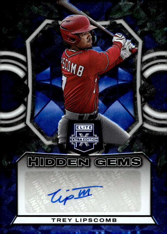 Trey Lipscomb 2023 Panini Elite Extra Hidden Gems Auto #HG - TLP - Collector Store LLC