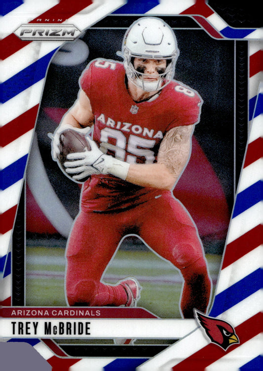 Trey McBride 2024 Panini Prizm Red White & Blue Prizm #4 - Collector Store LLC