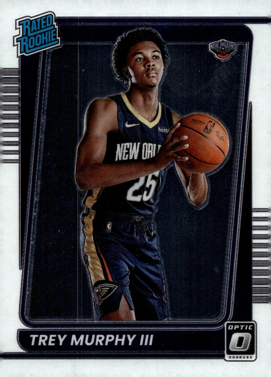 Trey Murphy III 2021 - 22 Panini Donruss Optic Rated Rookie RC #178 - Collector Store LLC