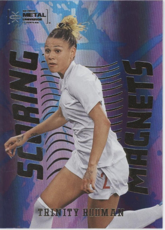 Trinity Rodman 2024 Skybox Metal Universe Champions Scoring Magnets SM - 4 - Collector Store LLC