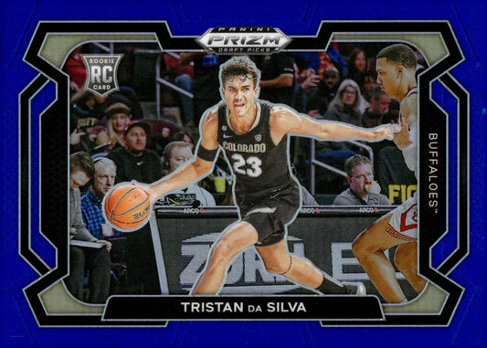 Tristan da Silva 2024 Panini Prizm Draft Picks Variation Blue Prizm RC 188/199 - Collector Store LLC