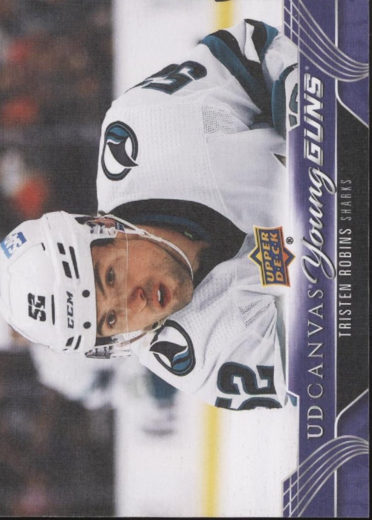 Tristen Robins 2023 - 24 Upper Deck Series 2 Canvas Young Guns RC C223 - Collector Store LLC