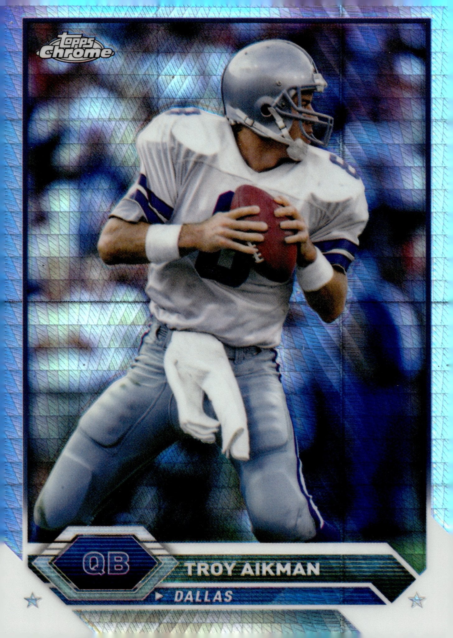 Troy Aikman 2023 Topps Composite Chrome Prism Refractor #29 - Collector Store LLC