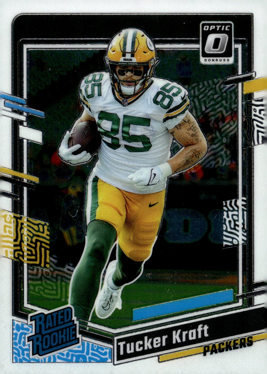 Tucker Kraft 2023 Panini Donruss Optic Rated Rookie RC #243 - Collector Store LLC