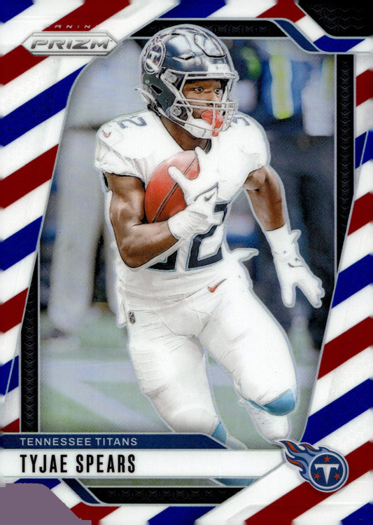 Tyjae Spears 2024 Panini Prizm Red White & Blue Prizm #278 #1 - Collector Store LLC