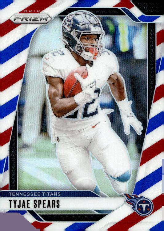 Tyjae Spears 2024 Panini Prizm Red White & Blue Prizm #278 #2 - Collector Store LLC