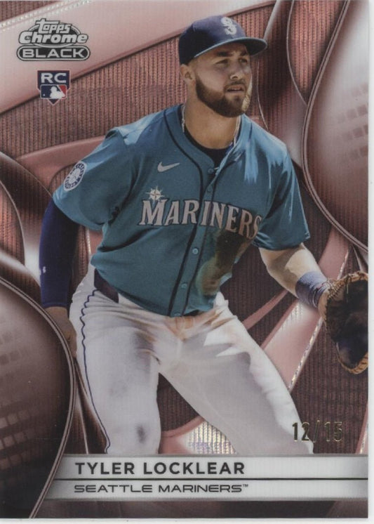 Tyler Locklear 2025 Topps Chrome Black Refractor RC 12/15 117 - Collector Store LLC