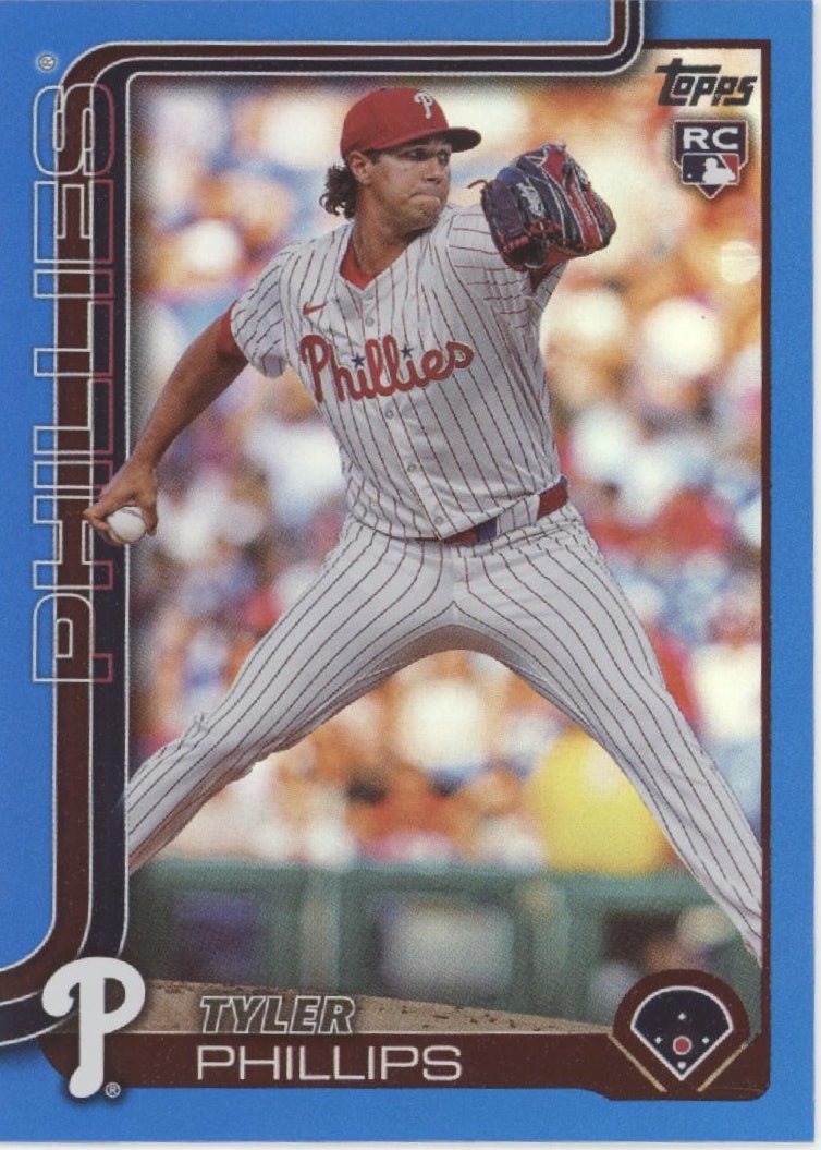 Tyler Phillips 2025 Topps Series 1 Blue RC 107/150 #293 - Collector Store LLC