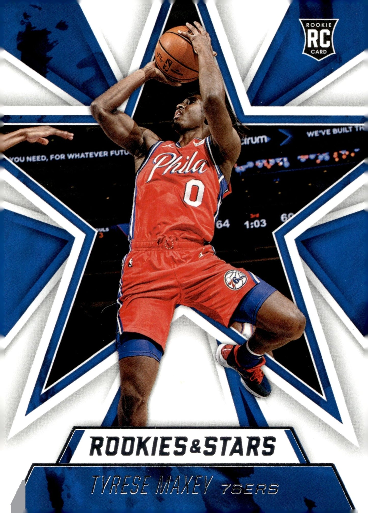 Tyrese Maxey 2020 - 21 Panini Chronicles Rookies & Stars RC #663 - Collector Store LLC