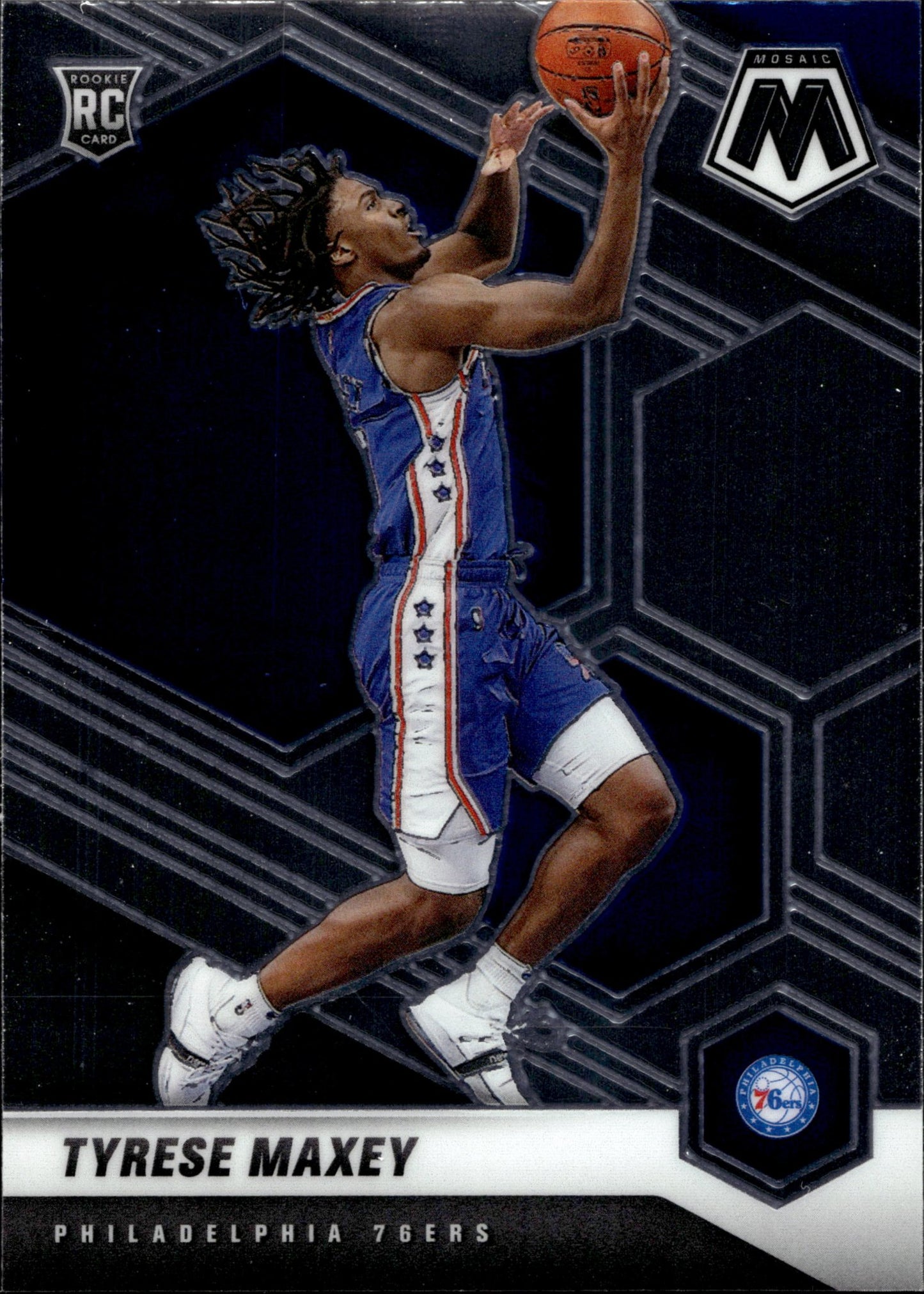 Tyrese Maxey 2020 - 21 Panini Mosaic RC #203 - Collector Store LLC