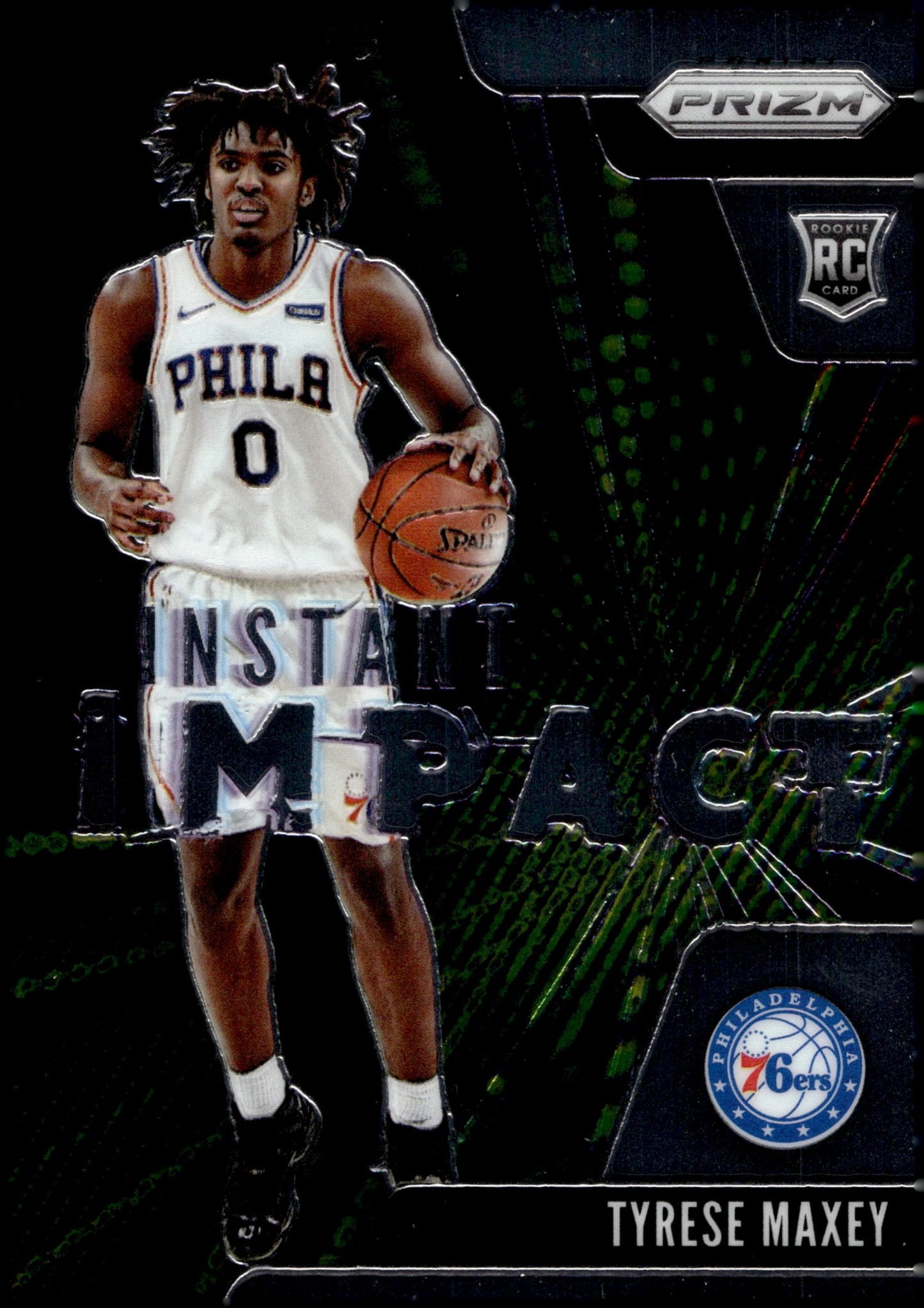 Tyrese Maxey 2020 - 21 Panini Prizm Instant Impact RC #16 - Collector Store LLC