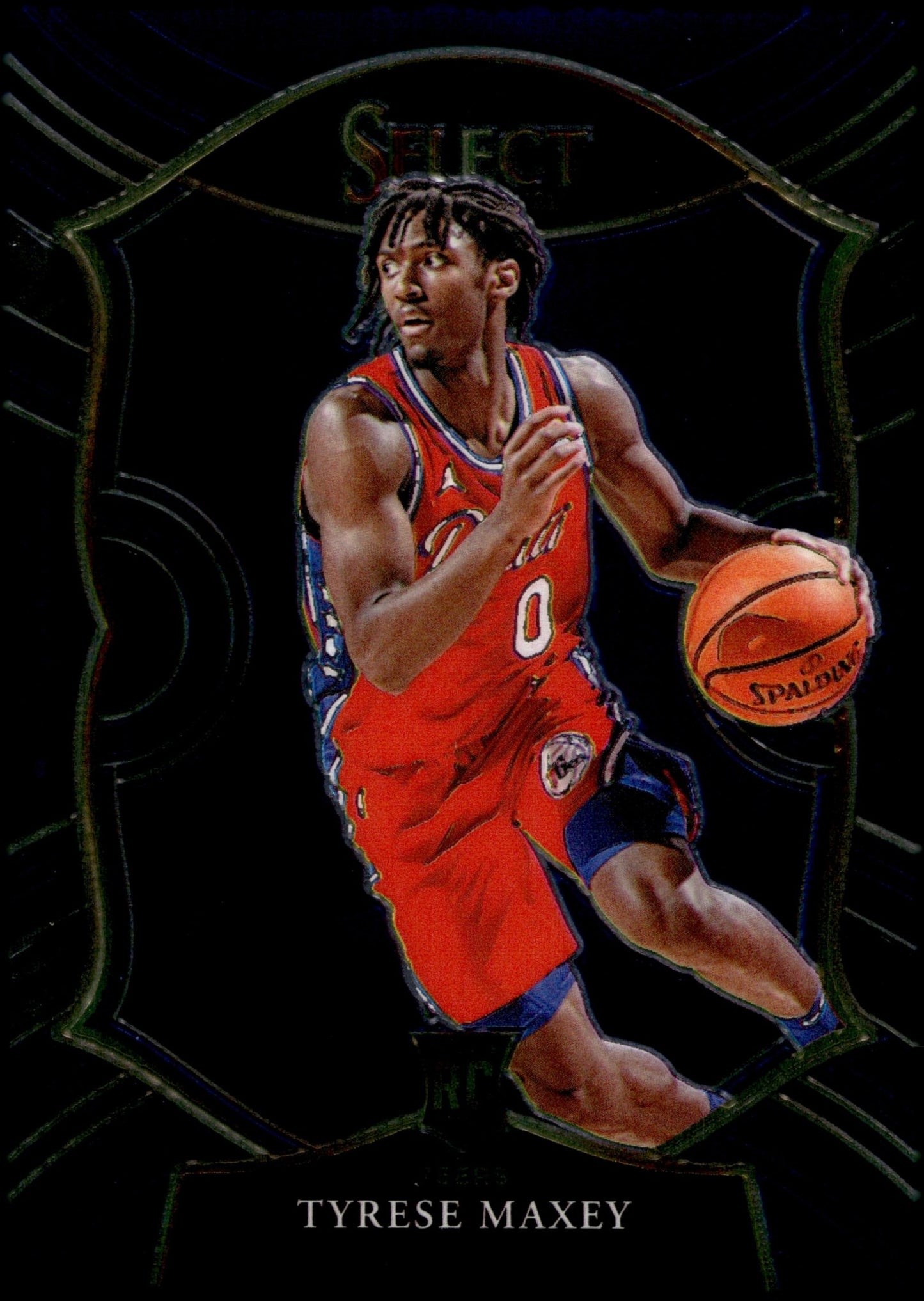 Tyrese Maxey 2020 - 21 Panini Select Blue RC #81 #2 - Collector Store LLC
