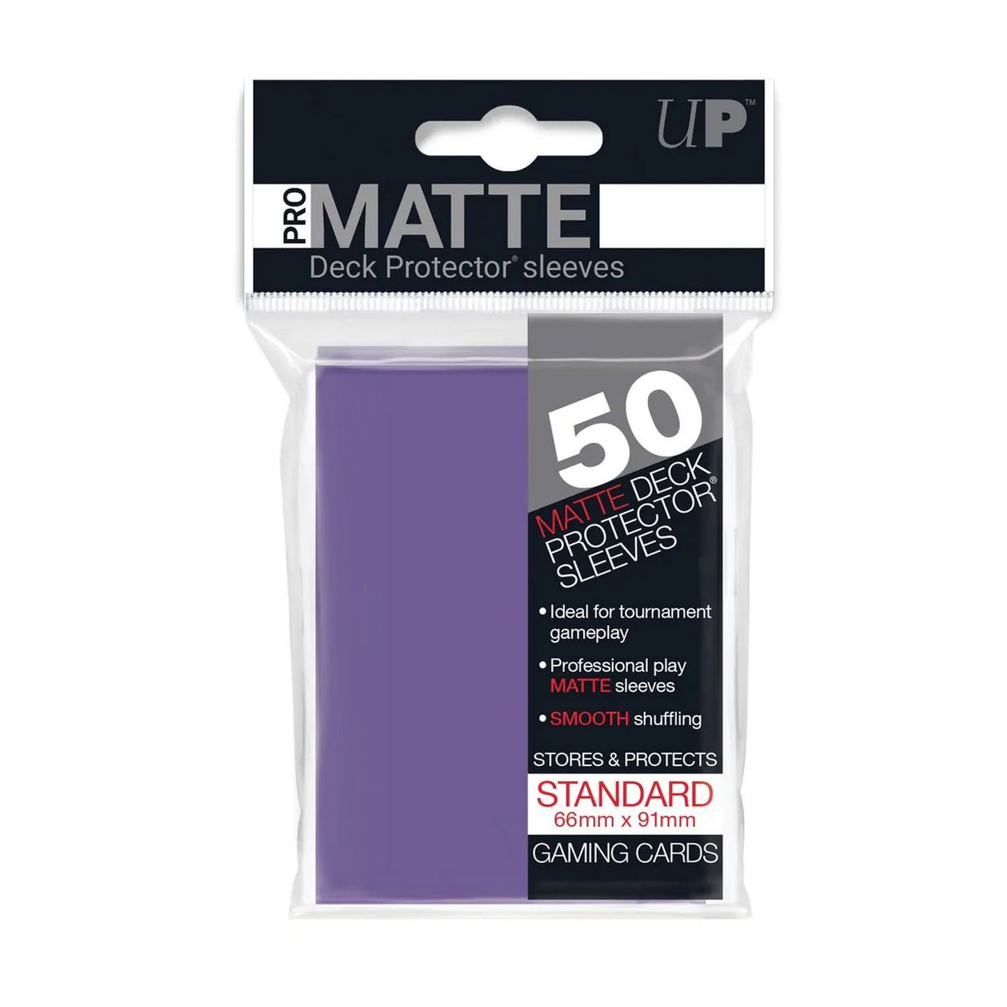 Ultra Pro: PRO-Matte Standard Deck Protector Sleeves 50ct (Purple)