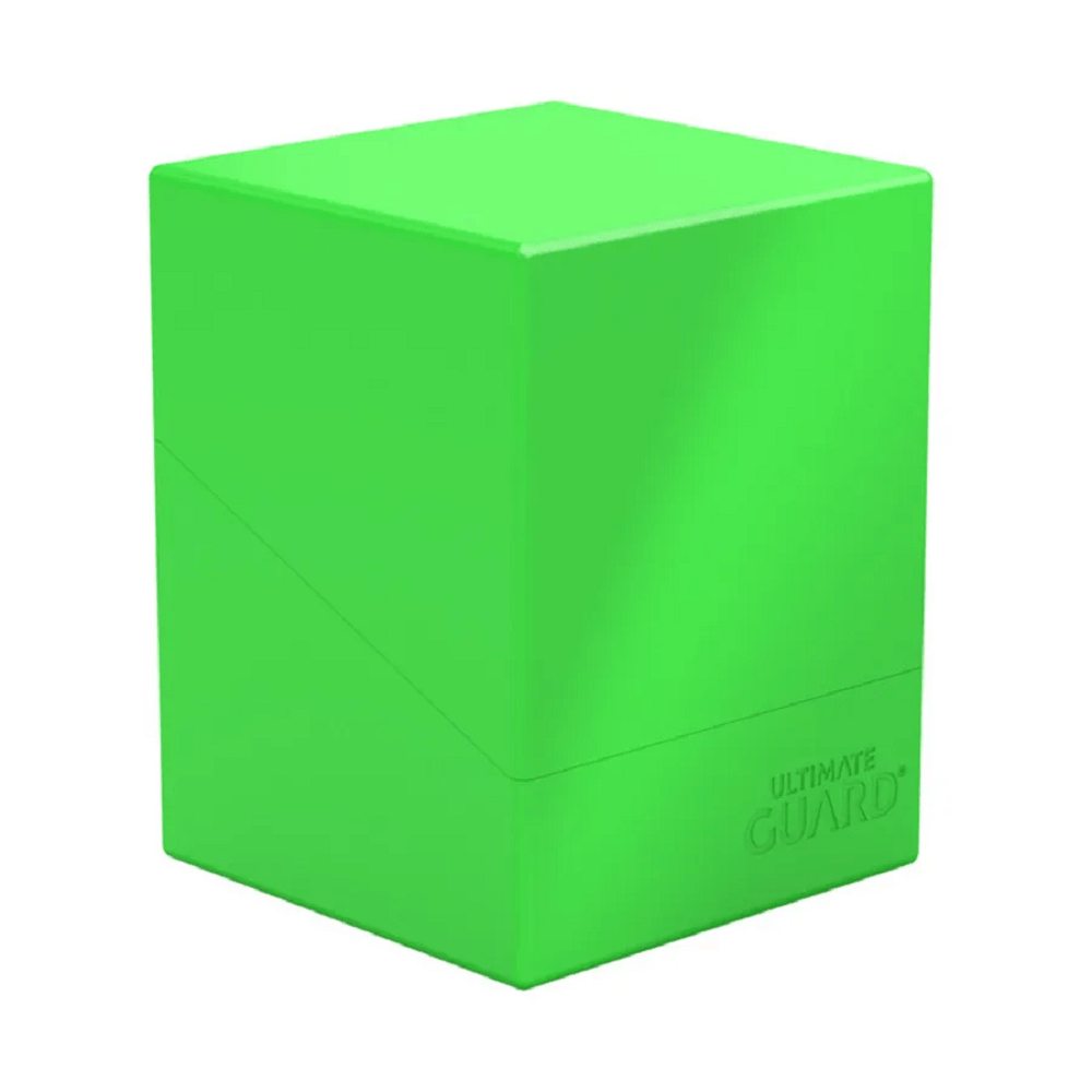 Ultimate Guard: Boulder 100+ Solid - Neon Green - Collector Store LLC
